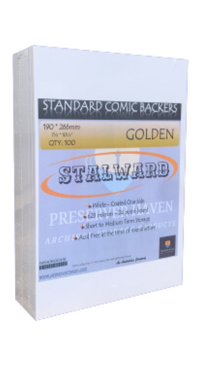 100 x Golden Size Backing Boards