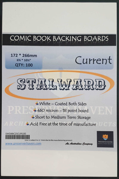 100 x Current Size Backing Boards - Comics n Pop