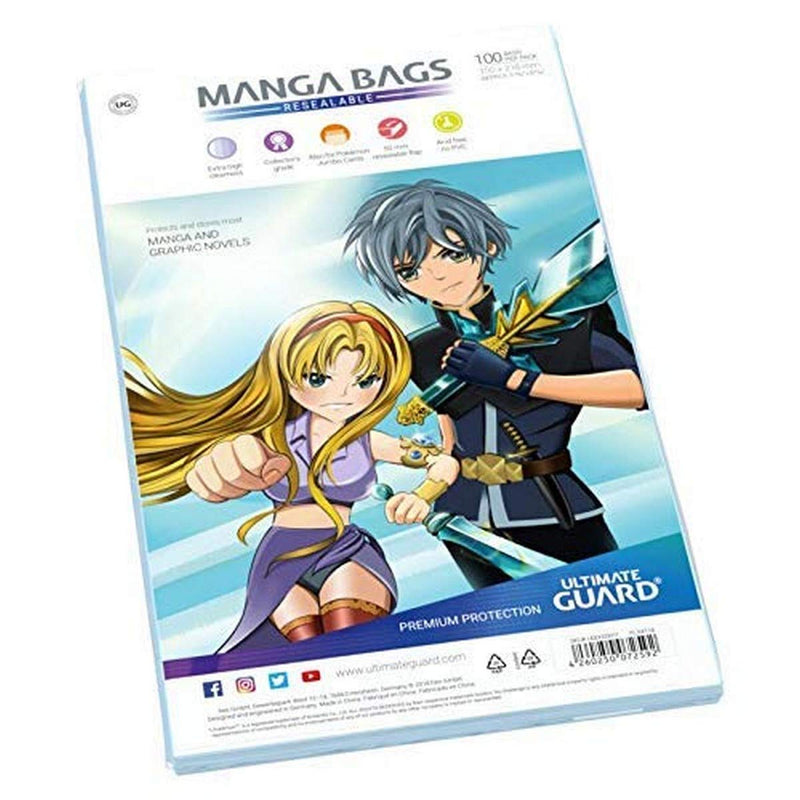 Ultimate Guard Manga Bags - Resealable
