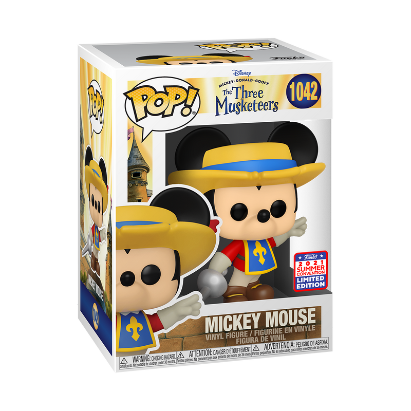 Mickey Mouse - Mickey Musketeer Pop! Vinyl SDCC 2021 - Comics n Pop